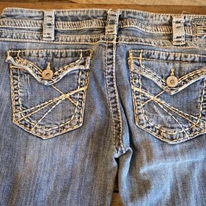 Silver Jeans Women's Boot Cut Distressed Denim